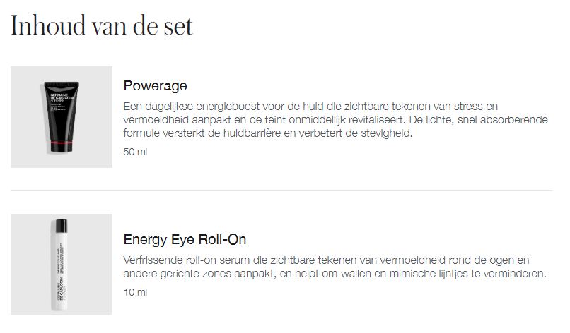 powerage set germaine de capuccini